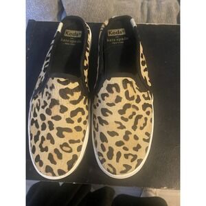 Keds for Kate Spade Double Decker Slip In Mules, Animal Print 6M